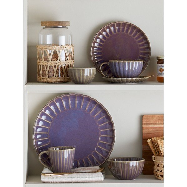 Tamno ljubičasta zdjelica od kamenine 165 ml Latina – Bloomingville-image-2