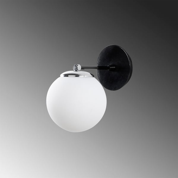 Crno-bijela zidna svjetiljka Opviq lights My Legend-image-1