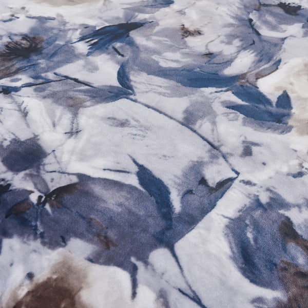 Ljubičasta posteljina za krevet za jednu osobu od mikropliša 140x200 cm Riana – My House-image-2