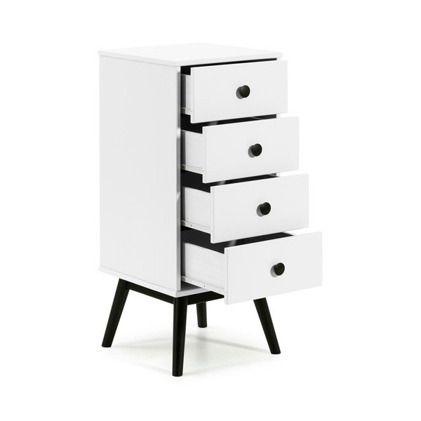 Bijela komoda Marckeric Clem, 40 x 94 cm-image-3
