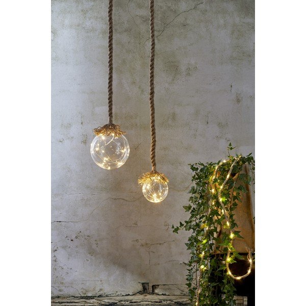 Smeđi LED rasvjetni lanac Star Trading Jutta, 40 svjetala, dužina 200 cm-image-3