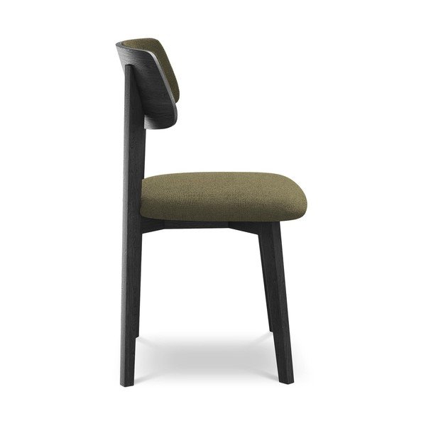 Zelena blagovaonska stolica od masivnog drveta Niu – Makamii-image-2