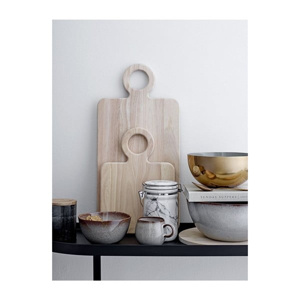 Siva zdjela od kamenine Bloomingville Sandrine-image-1