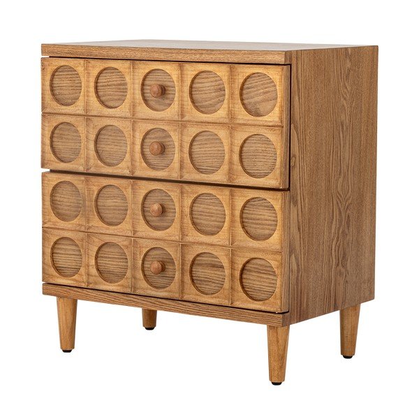 Komoda u dekoru jelke u prirodnoj boji 56x61x35 cm Vester – Bloomingville