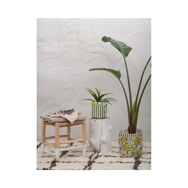 Set od 2 dekorativne košare Really Nice Things Lemons And Stripes-image-1