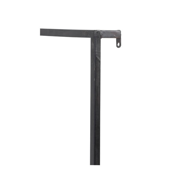 Mat crna polica od jelovine Maddison - Light & Living-image-3