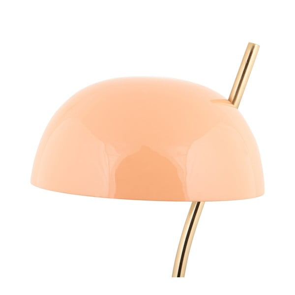 Stolna lampa u boji lososa s metalnim sjenilom (visina 55 cm) Vivo – Leitmotiv-image-2