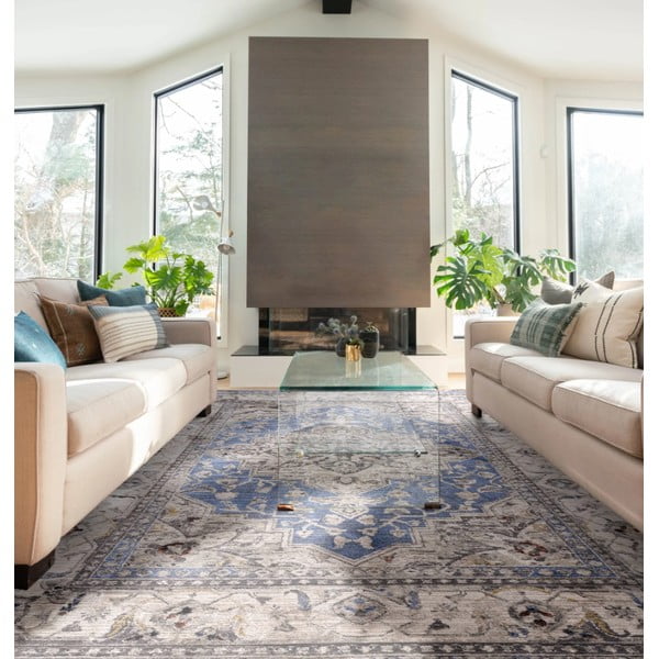 Plavi tepih 160x240 cm Sovereign – Asiatic Carpets-image-1