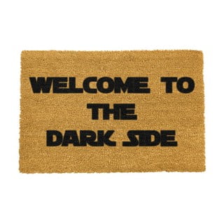 Otirač od prirodnih kokosovih vlakana Artsy Doormats Welcome to the Darkside, 40 x 60 cm