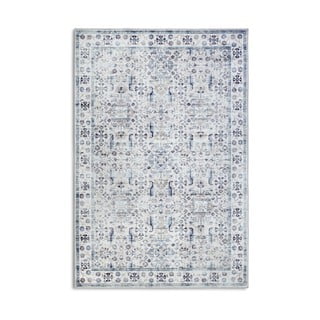 Svijetlo plavi tepih 80x150 cm Saveh Cream Blue – Elle Decoration