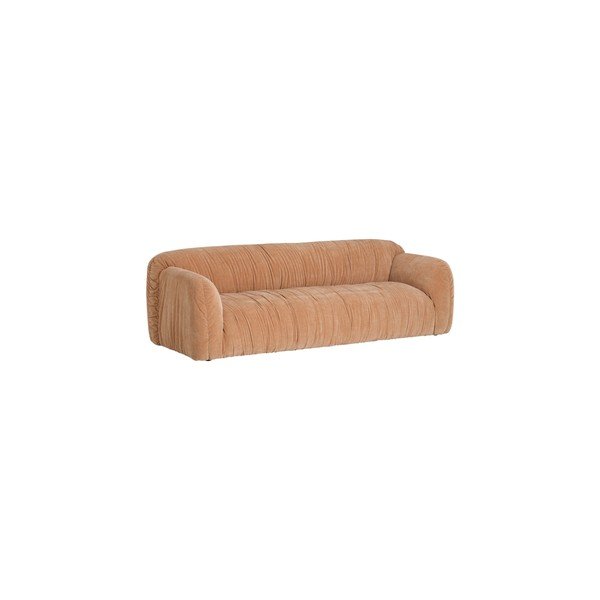 Sivo-bež sofa od šenila 221 cm Elvisa – Ellos Home