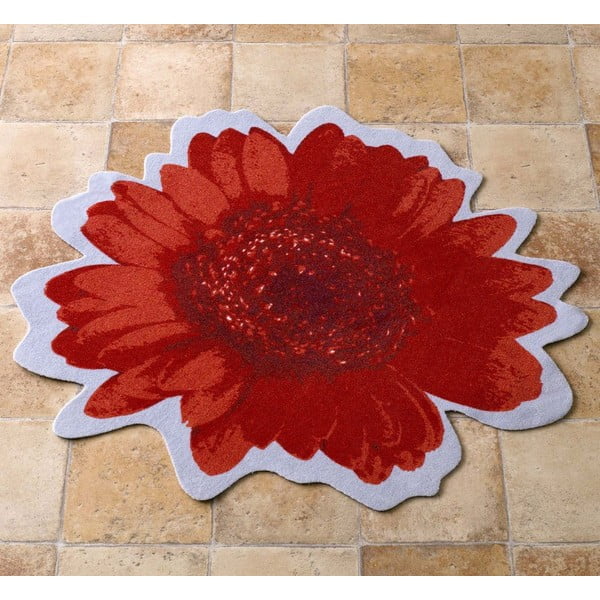 Tepih Special - crveni cvijet, 100 cm