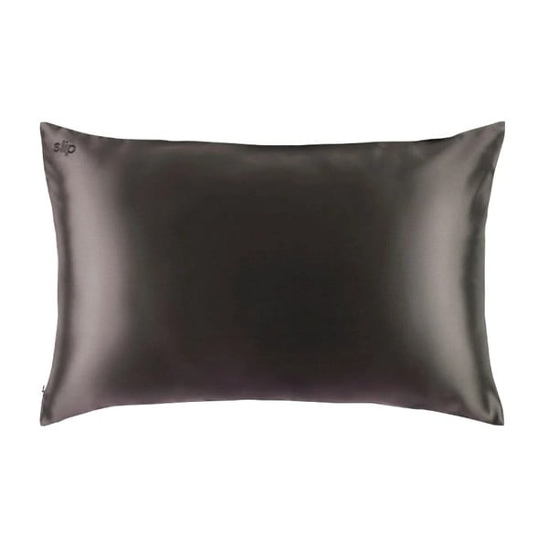 Svilena jastučnica 51x76 cm Charcoal – slip