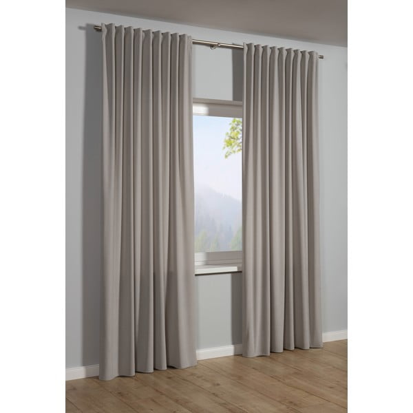 Siva zavjesa 135x245 cm Kord – Sehlbach-image-1