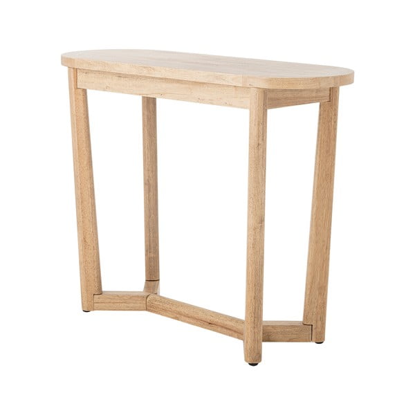 Pomoćni stol od masivnog kaučuka u prirodnoj boji 35x100 cm Serrone – Bloomingville-image-2