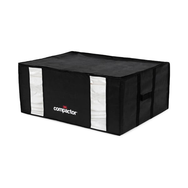 Crna kutija za odlaganje odjeće Compactor XXL Black Edition 3D Vacuum Bag, 210 l