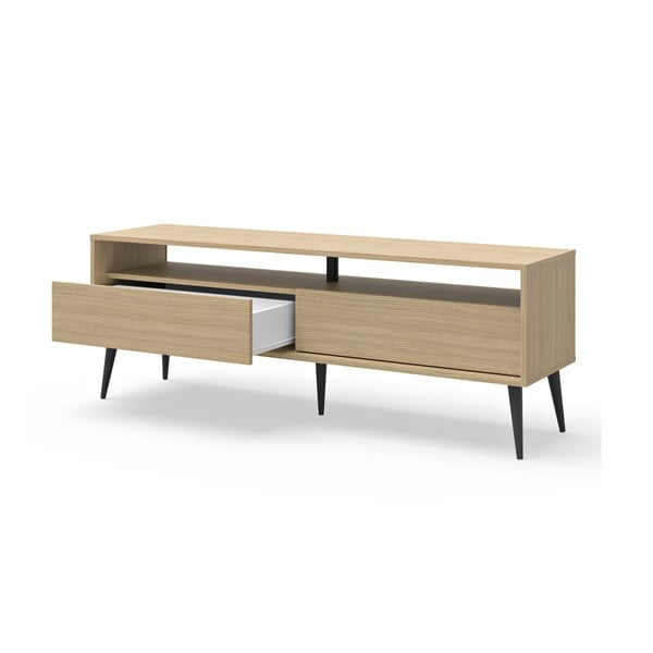 TV komoda u dekoru hrasta u prirodnoj boji 150x54 cm Lake – TemaHome-image-3