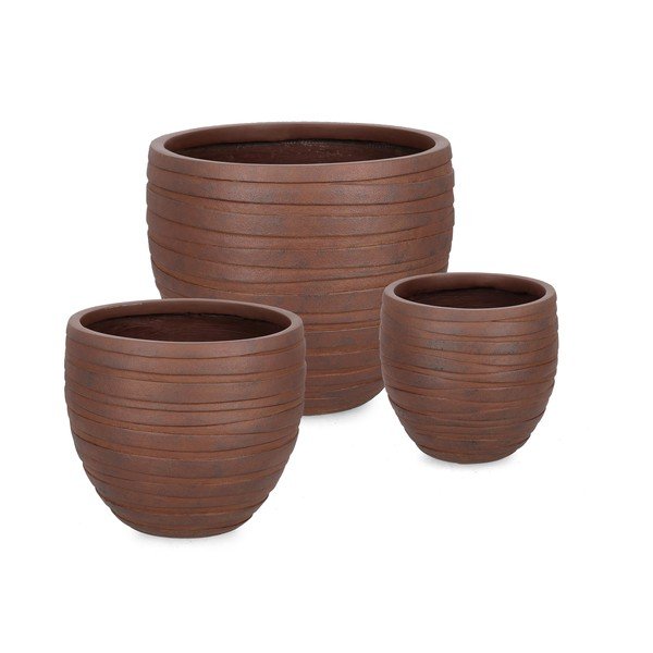 Posude za cvijeće u setu 3 kom ø 46 cm Strips – Bizzotto
