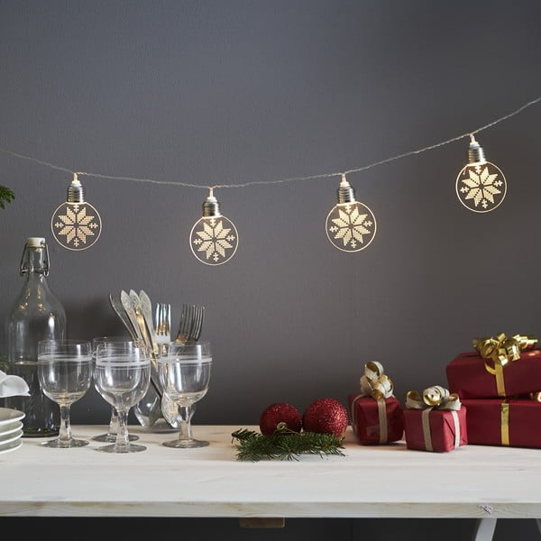 Svjetleći lanac broj žarulja 10 kom s božićnim motivom dužina 180 cm Ornament – Star Trading