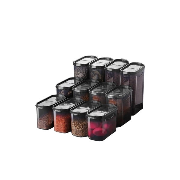 Posude za namirnice u setu 12 kom za brašno/za tjesteninu – Hermia-image-2