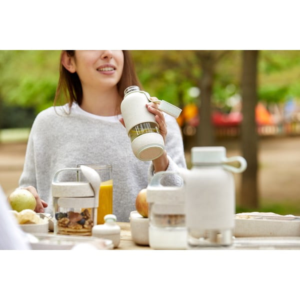 Krem staklena boca za vodu za put 500 ml To Go Organic – Lékué-image-3