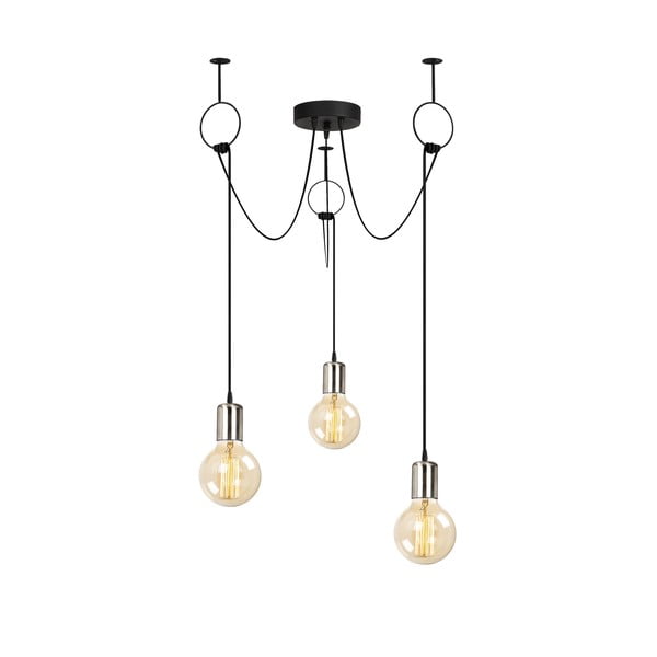 Crna viseća svjetiljka Opviq lights Sirin-image-2