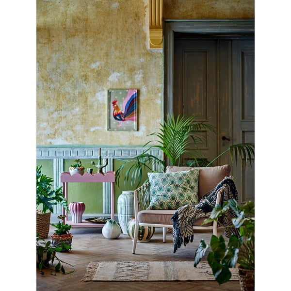 Ružičasti pomoćni stol od masivnog bora 40x60 cm Isola – Bloomingville-image-3