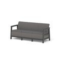 Siva vrtna sofa Scandi Linea – Keter