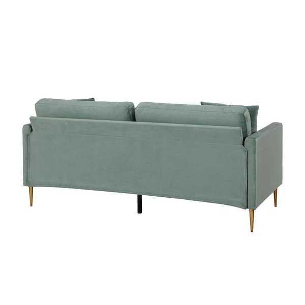Tirkizna baršunasti sofa 184 cm Highland – Støraa-image-3