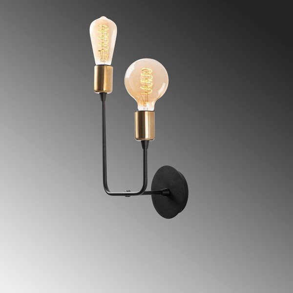 Crna zidna lampa Dolma – Opviq lights-image-4