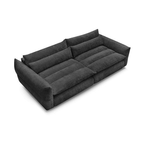 Crna sofa od šenila 276 cm Neil – Bobochic Paris-image-3
