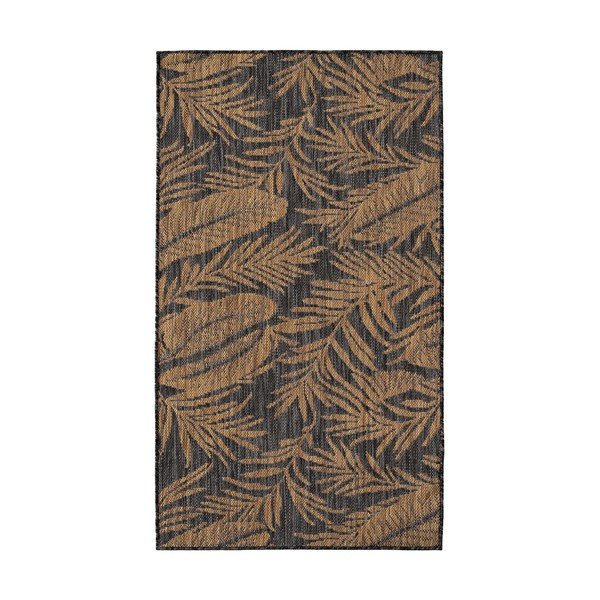 Crni/smeđi unutarnji i vanjski tepih 60x100 cm Mira 1451 – Ayyildiz Carpets