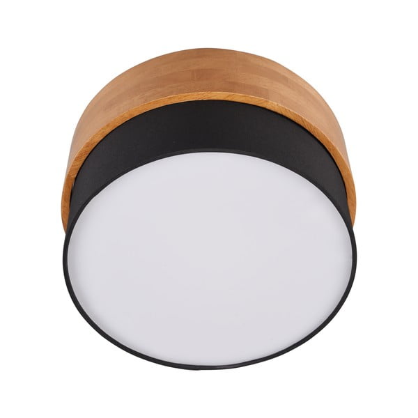 Crna/u prirodnoj boji stropna svjetiljka s tekstilnim sjenilom Seasons – Trio-image-2