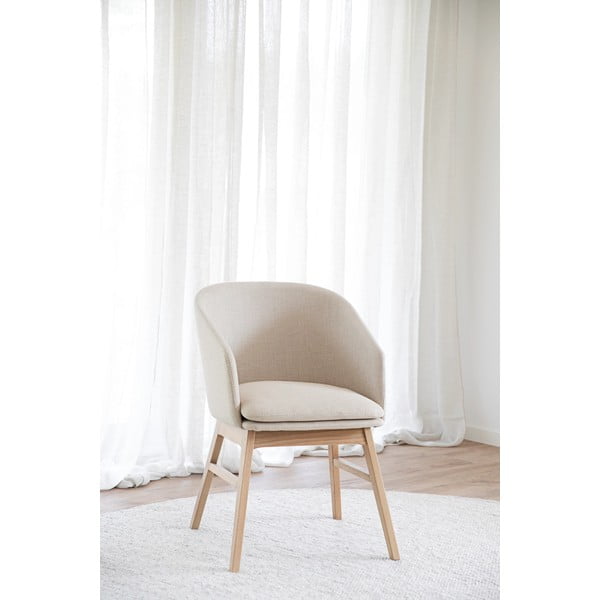 Bež podstavljene blagovaonske stolice u setu 2 kom Windham – Rowico-image-1