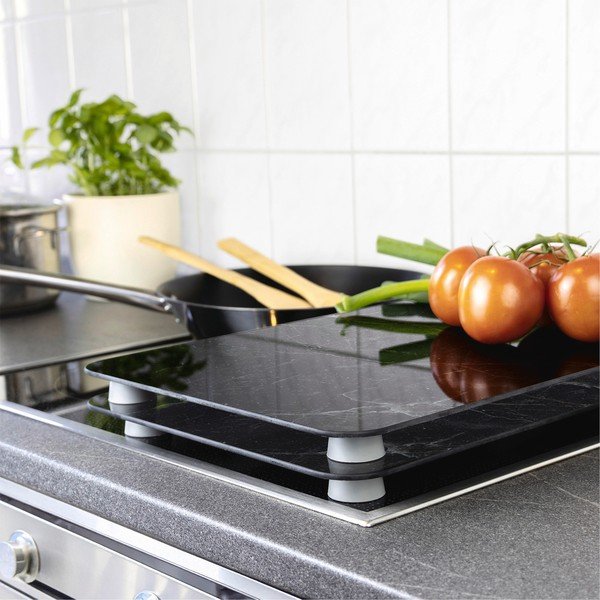 Zaštitni poklopci za štednjak u setu od kaljenog stakla 2 kom 52x30 cm Abdeckplatte  – Wenko-image-1
