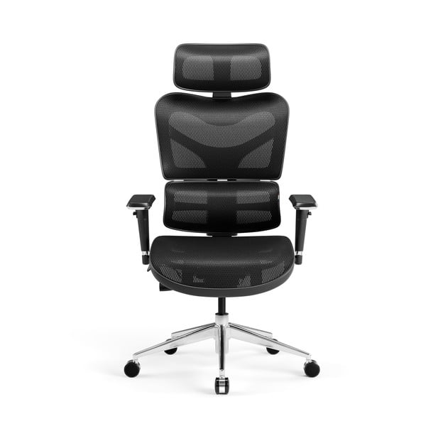 Crna uredska stolica V-Commander – Diablo Chairs-image-2