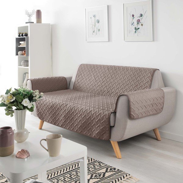 Smeđa zaštitna presvlaka za sjedeću garnituru četverosjed Lounge – douceur d'intérieur-image-2