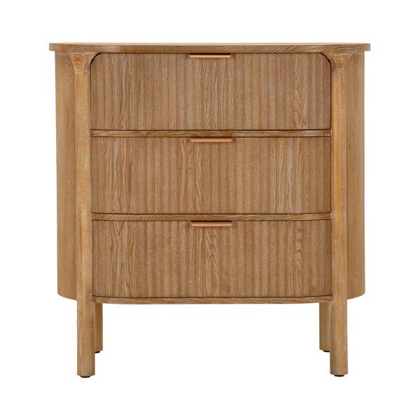 Komoda od masivne jele u prirodnoj boji 80,5x82x47 cm Gothenburg – Mauro Ferretti