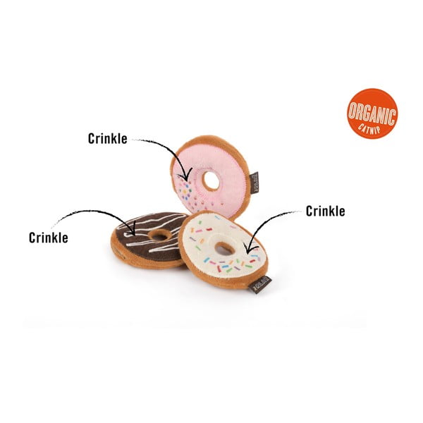 Igračke za mačke u setu od 3 kom Donuts - P.L.A.Y.-image-4
