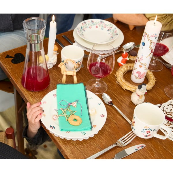 Svijeća vrijeme gorenja 56 h s božićnim motivom Grand Cru Cottage 2025 – Rosendahl-image-1