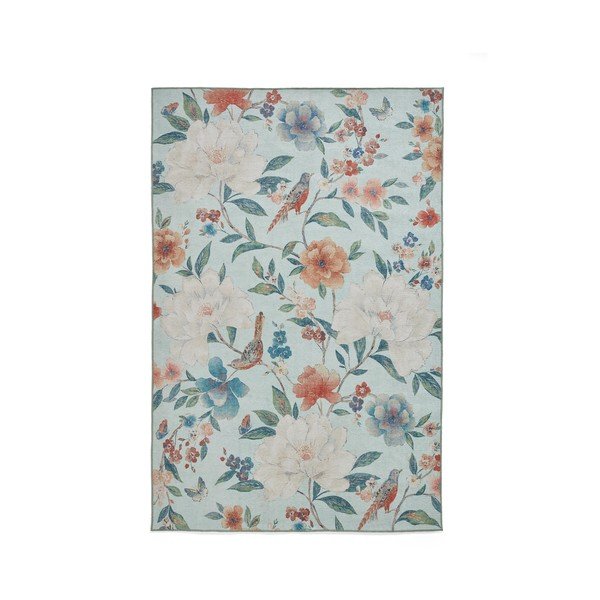 Plavi periv tepih 152x230 cm Pipa Floral – Catherine Lansfield