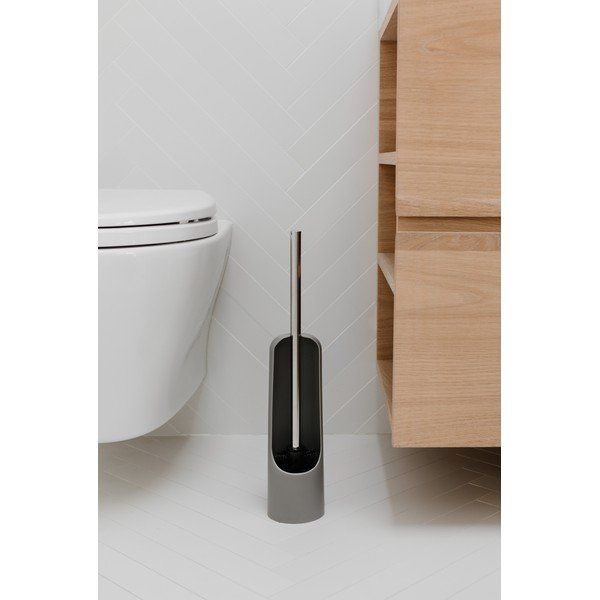 Siva plastična WC četka Touch - Umbra-image-3