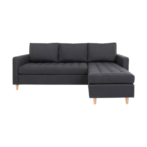 Tamno siva dvostrana kutna garnitura House Nordic Firenze-image-1