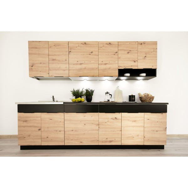 Ravna kuhinja bez kuhinjske radne ploče (bez montaže) 260 cm Kian – STOLKAR-image-1