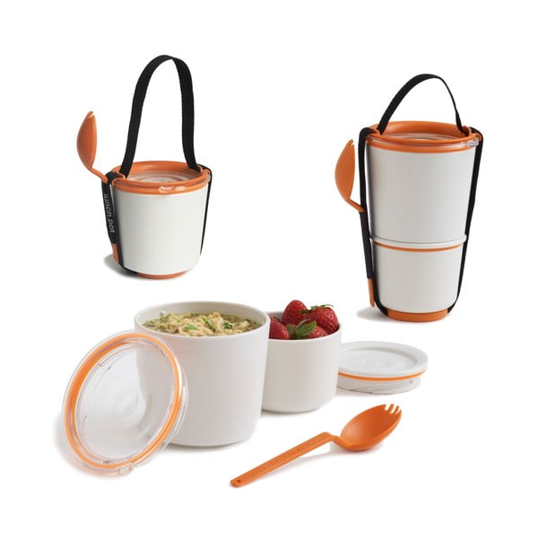 Narančasta zdjela za užinu Black + Blum Lunch Pot-image-1