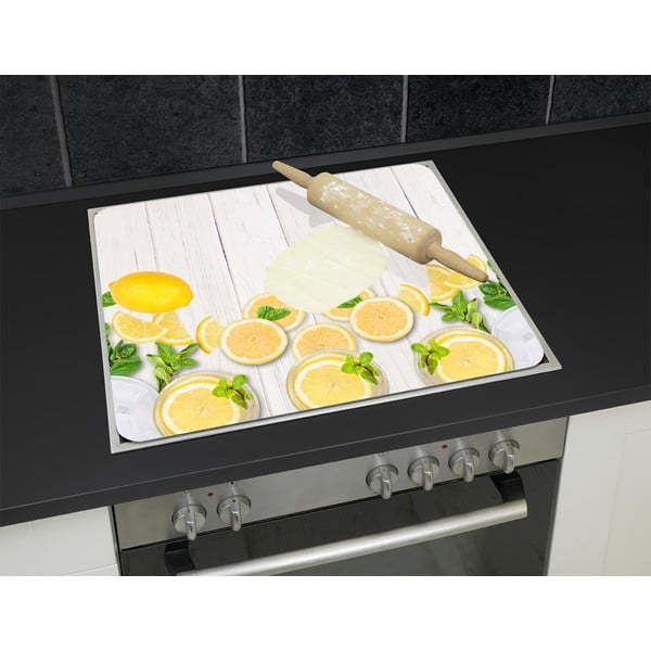 Zidna zaštitna ploča za štednjak od kaljenog stakla 50x56 cm Lemons – Wenko-image-1