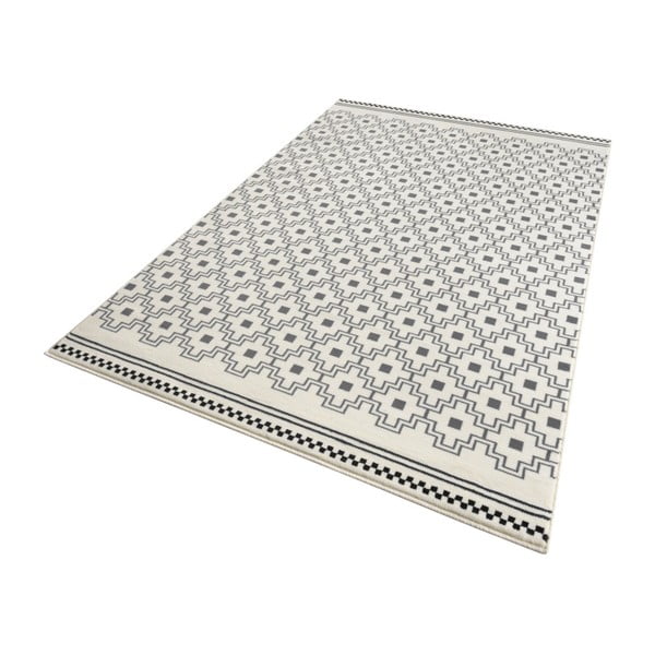 Crno-bijeli tepih Zala Living Cubic, 70 x 140 cm-image-1
