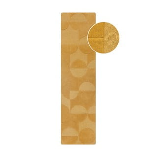 Oker žuta vunena staza 60x230 cm Gigi - Flair Rugs
