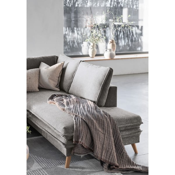 Siva sklopiva kutna garnitura (s desnim kutom) Charming Charlie – Miuform-image-4