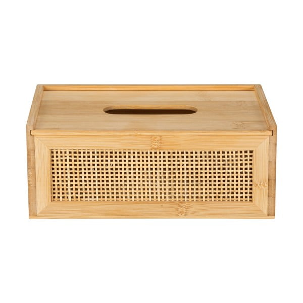 Kutija za maramice od ratana i bambusa Allegre - Wenko-image-1